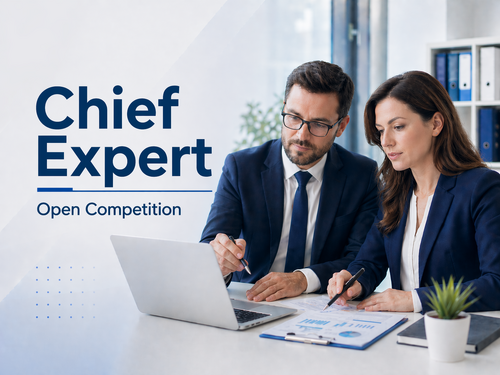 Competition for the position of “Chief Expert” – 3 full-time positions in the “Programme Activities” Directorate.